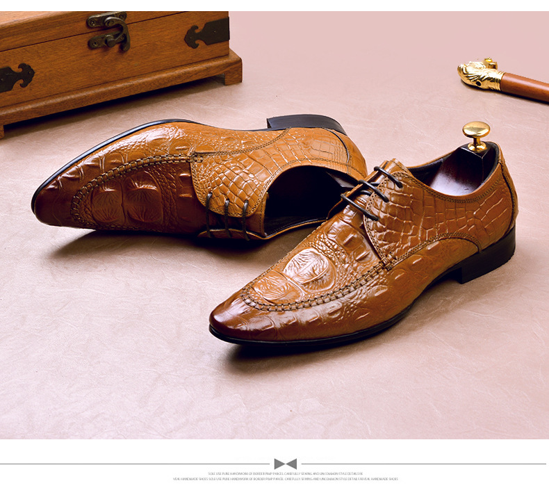 Men's Dress Shoes Close Up