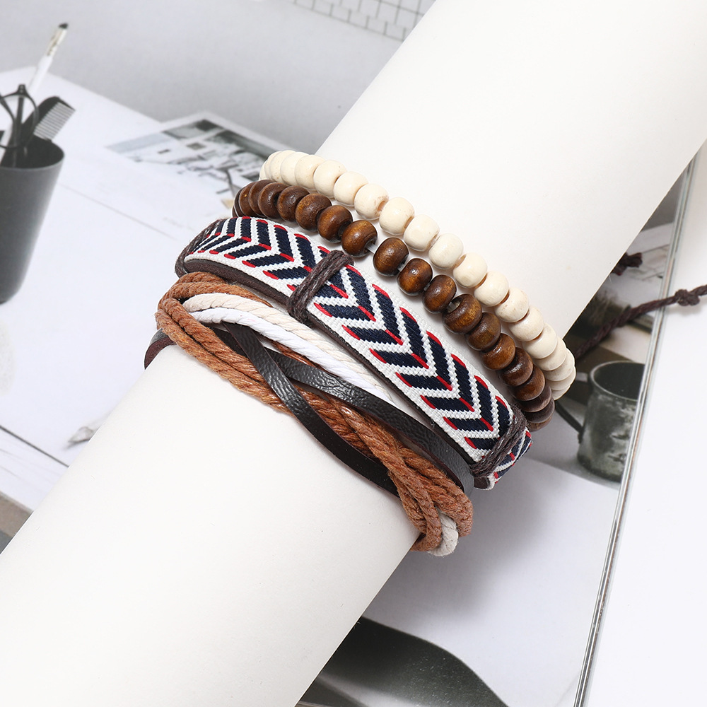 Stylish Leather Rope Bracelet