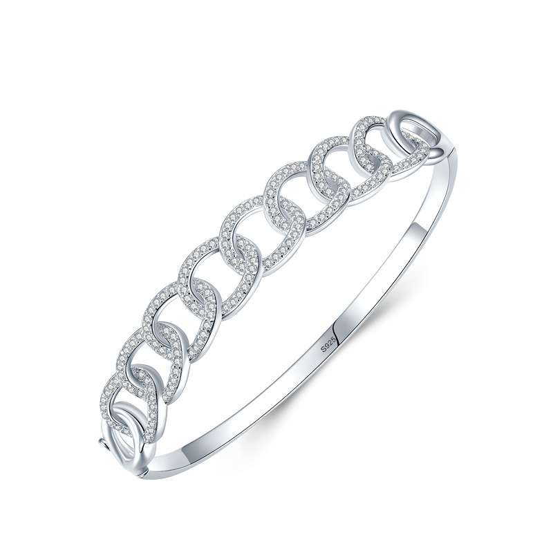 S925 Silver Necklace Bar Bracelet Image 4