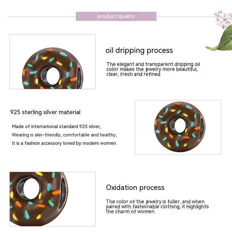 Oil Dripping Food Donut Bead 3