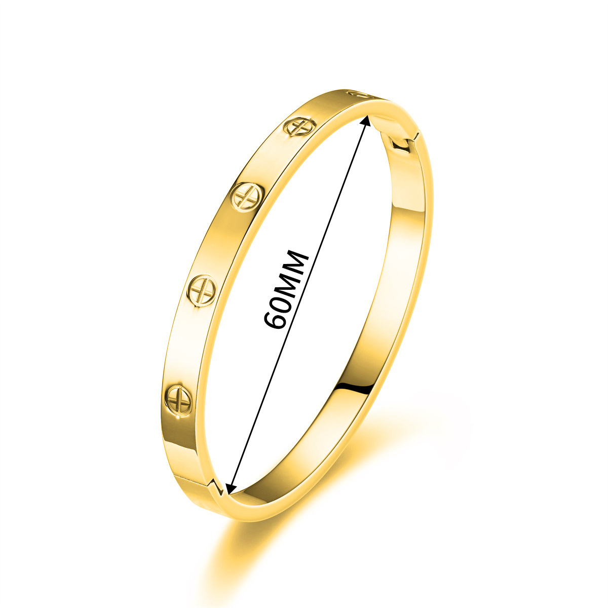 Stainless Steel Cross Nail Bracelet 8
