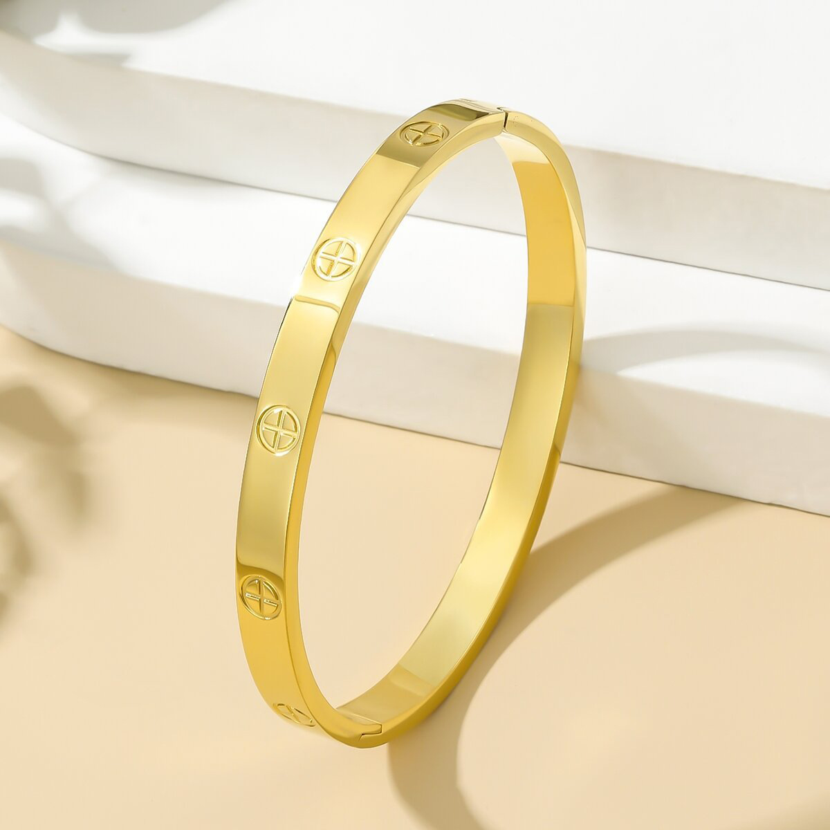 Stainless Steel Cross Nail Bracelet 6
