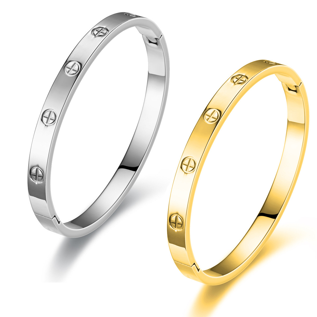 Stainless Steel Cross Nail Bracelet 5