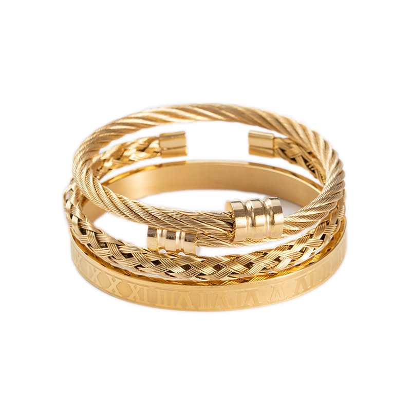 Gold Cross Bracelet