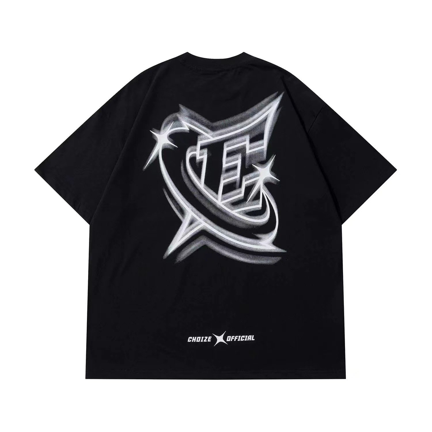 Phantom Letter Print Short-sleeve Image 7