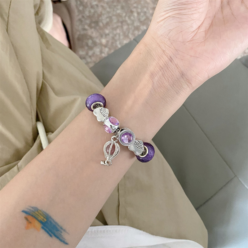 Panjia Style Beaded Purple Hot Air Balloon Bracelet 3