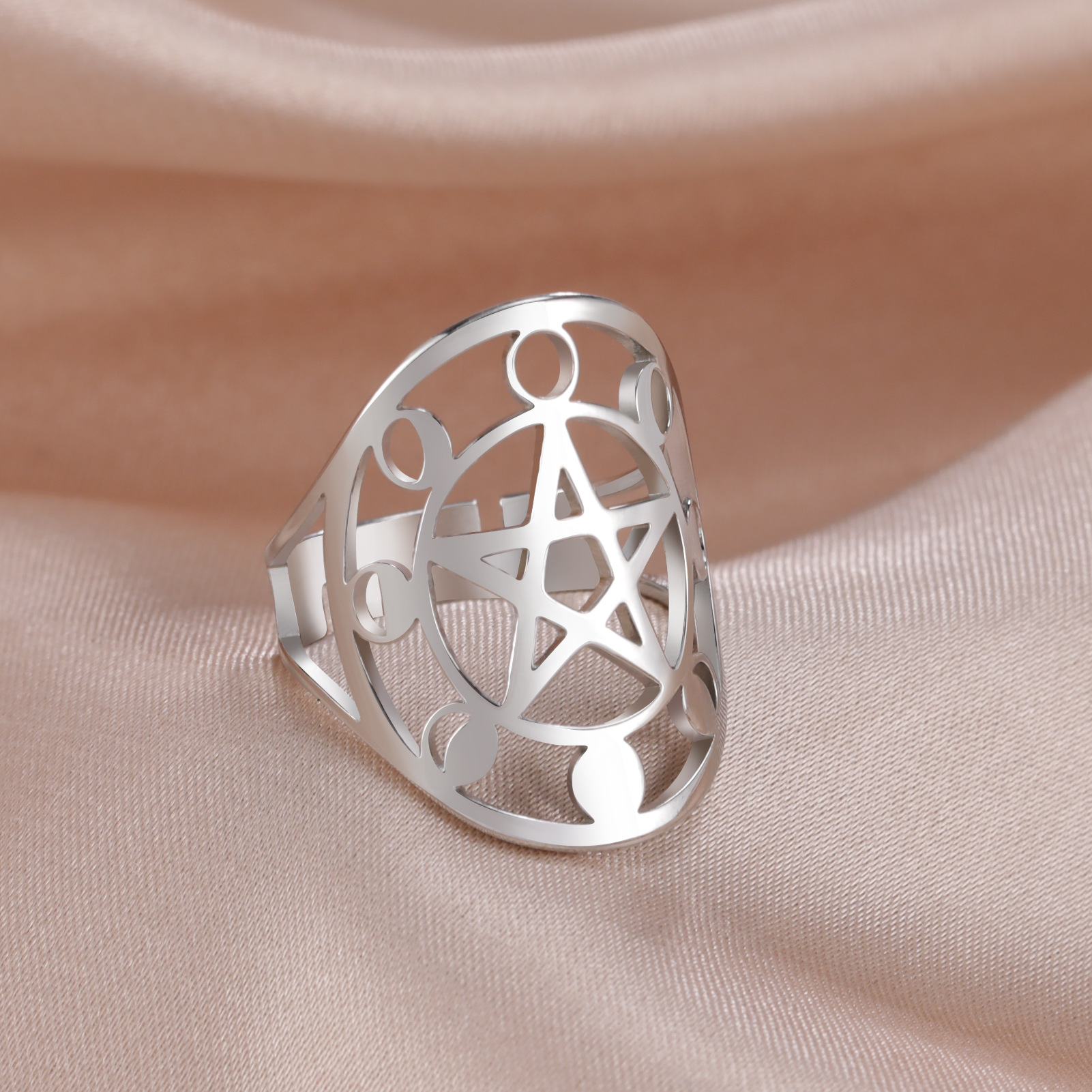 Detail of Moon Phase Ring