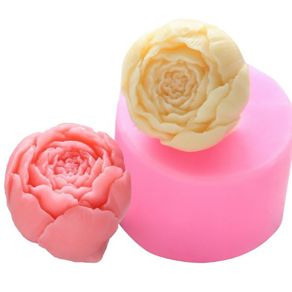 Flower Round Silicone Soap Cake Mold Image 2