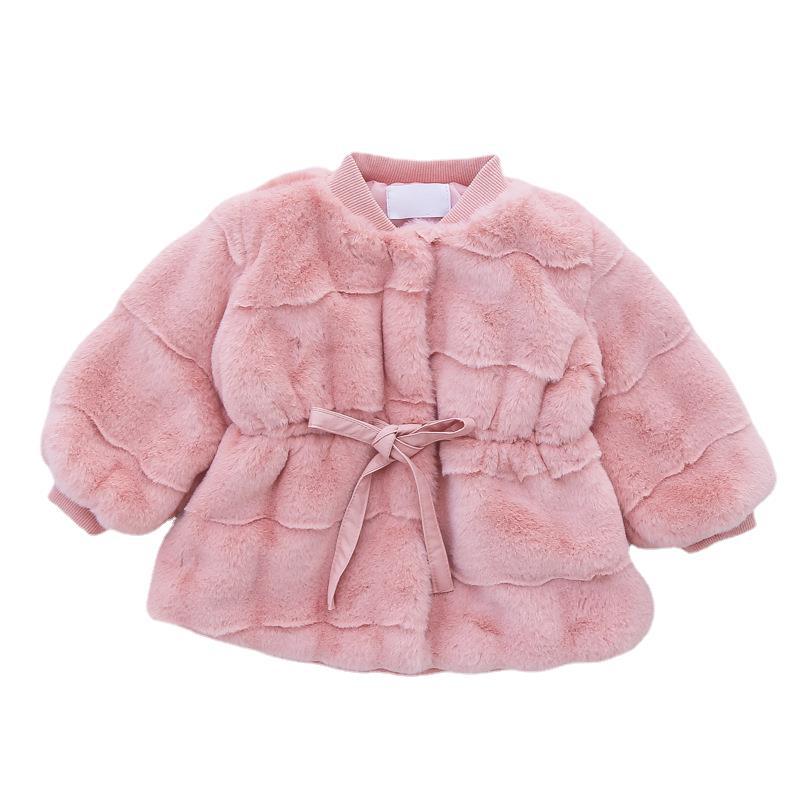 Khaki Mink Fluffy Coat