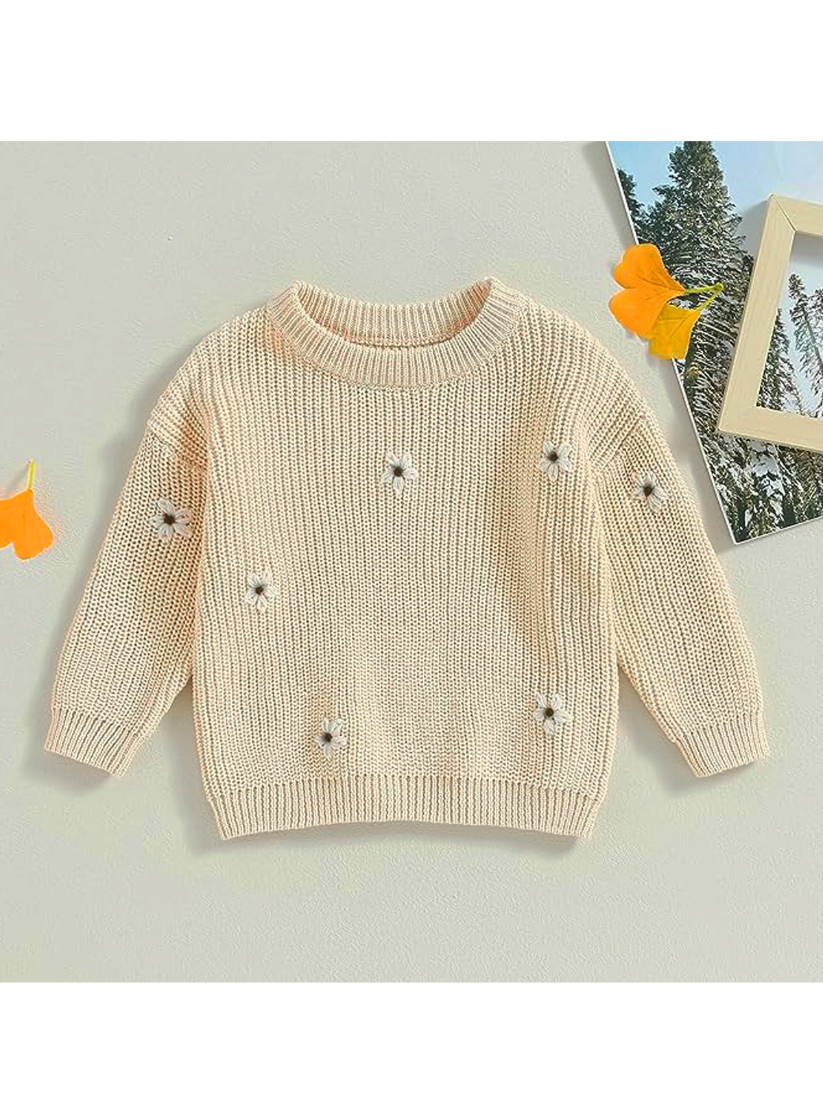Autumn and Winter Handmade Embroidery Sweater 7