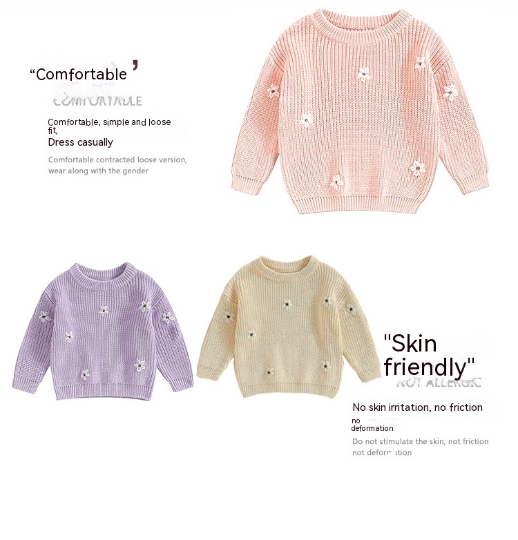 Autumn and Winter Handmade Embroidery Sweater 2
