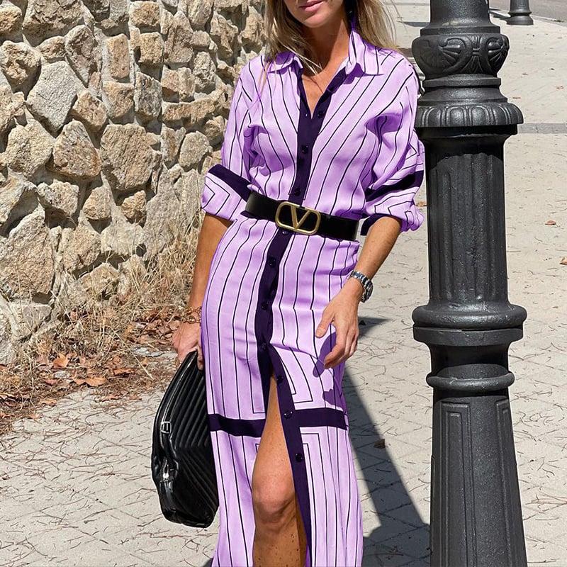 Dignified Design Dress in Light Purple