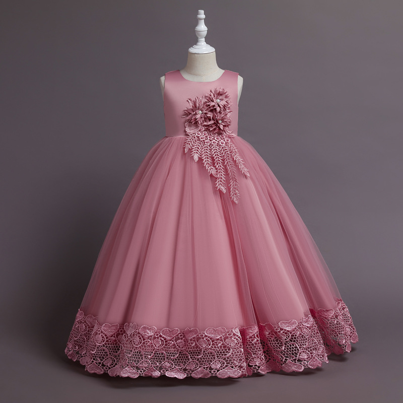 Children's Full Dress Flat Tail Long Tail Princess Skirt