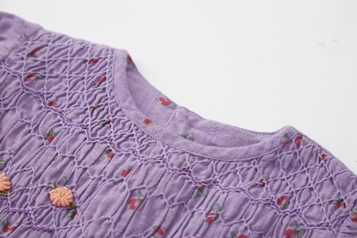 Girl's Purple Baby Doll Shirt Image 1