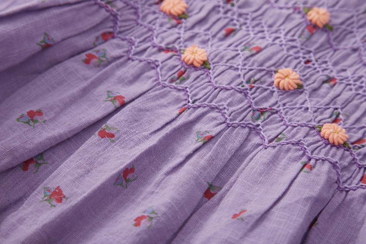 Girl's Purple Baby Doll Shirt Image 6