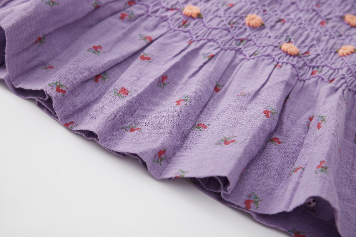 Girl's Purple Baby Doll Shirt Image 7