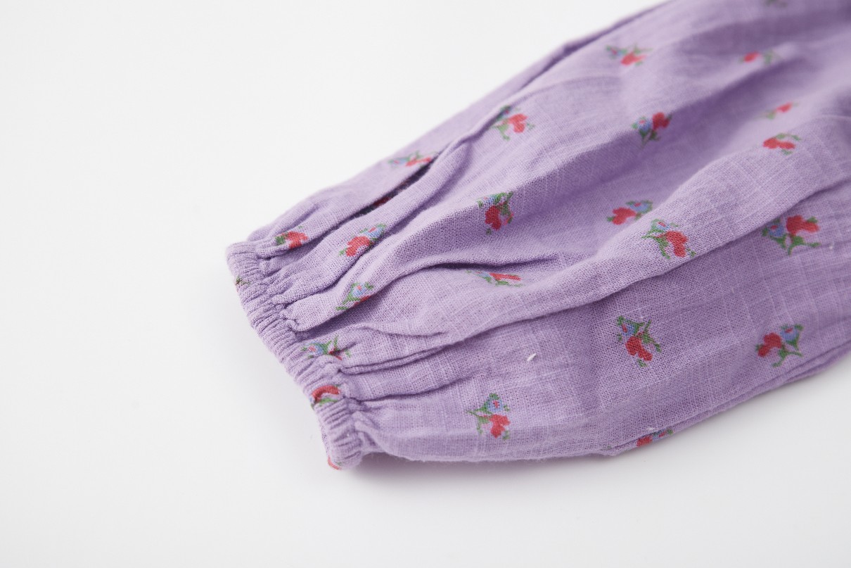 Girl's Purple Baby Doll Shirt Image 5