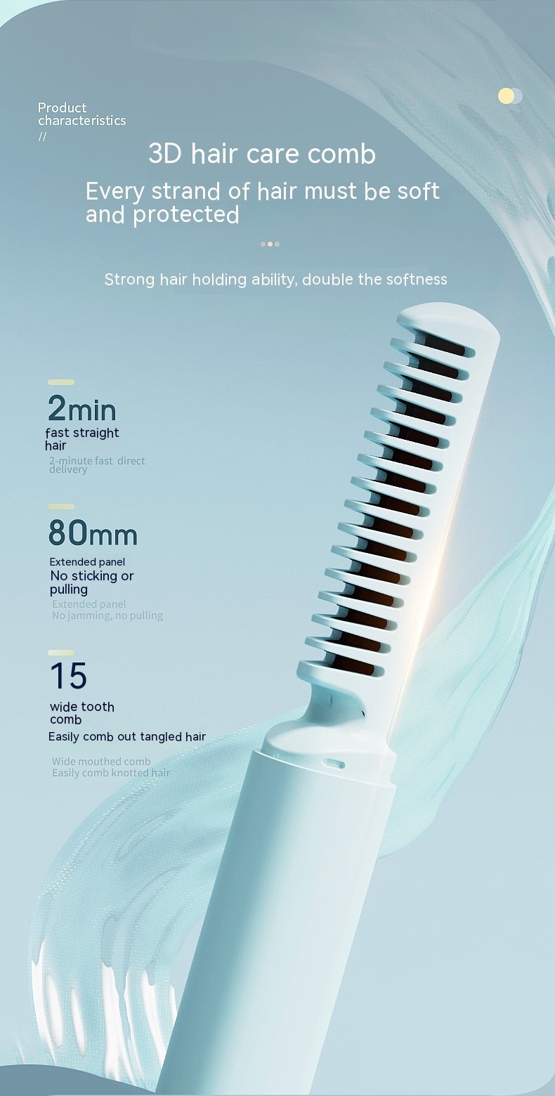Mini Wireless Straight Comb Anion Portable - Image 11