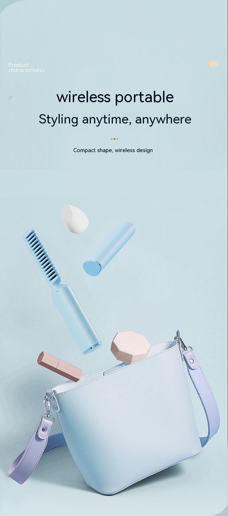 Mini Wireless Straight Comb Anion Portable - Image 5