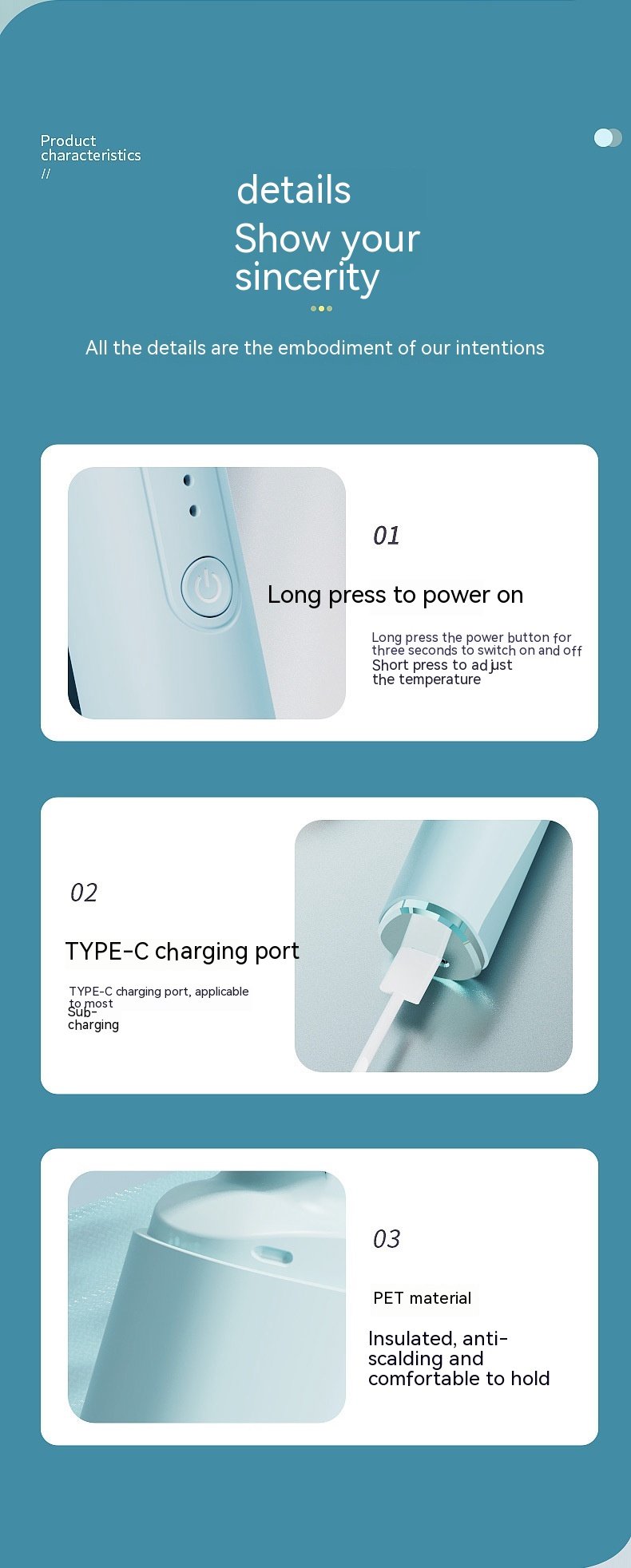 Mini Wireless Straight Comb Anion Portable - Image 9