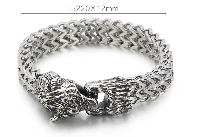Wolf Head Bracelet 1