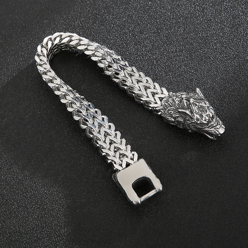 Wolf Head Bracelet 12
