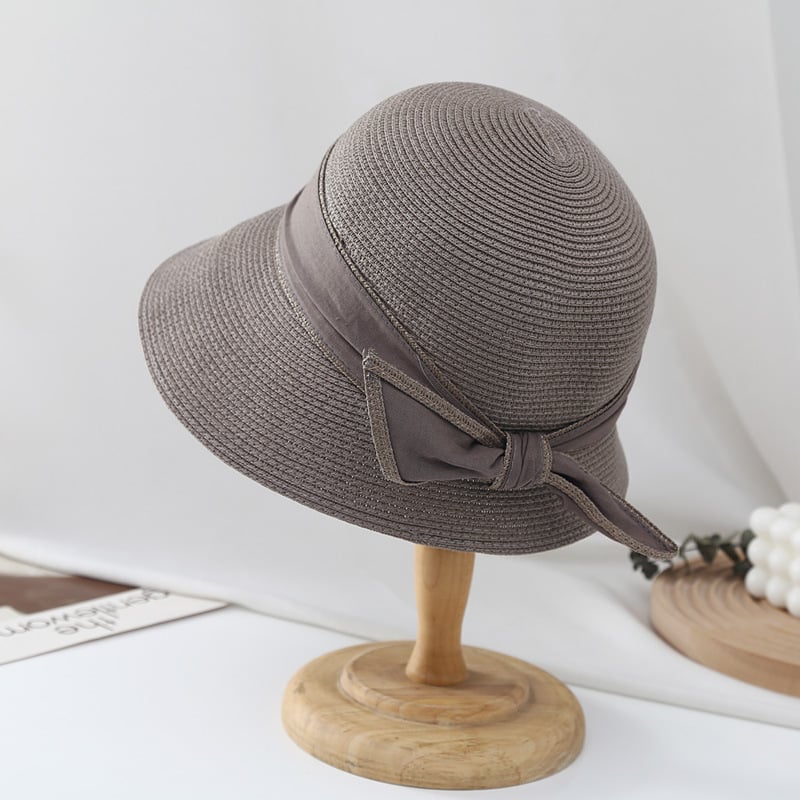 Simple Ribbon Bow Bucket Hat - Image 6