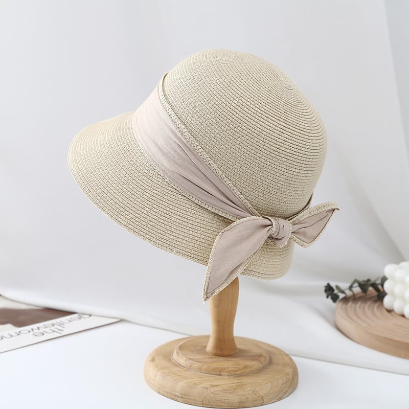 Simple Ribbon Bow Bucket Hat - Image 11