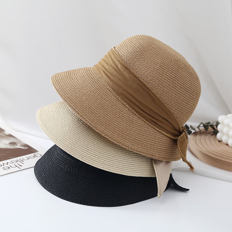 Simple Ribbon Bow Bucket Hat - Image 2