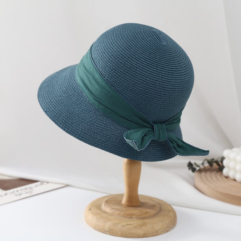 Simple Ribbon Bow Bucket Hat - Image 10