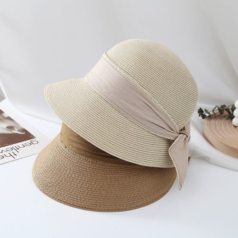 Simple Ribbon Bow Bucket Hat - Image 4