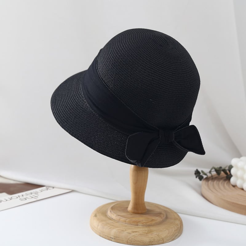 Simple Ribbon Bow Bucket Hat - Image 5