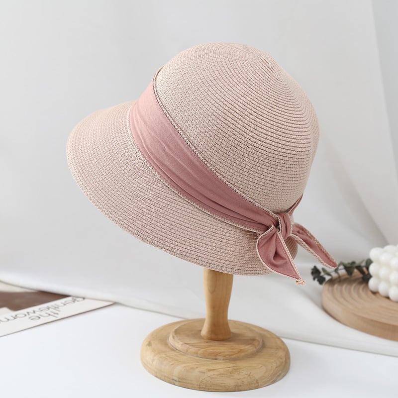Simple Ribbon Bow Bucket Hat - Image 9