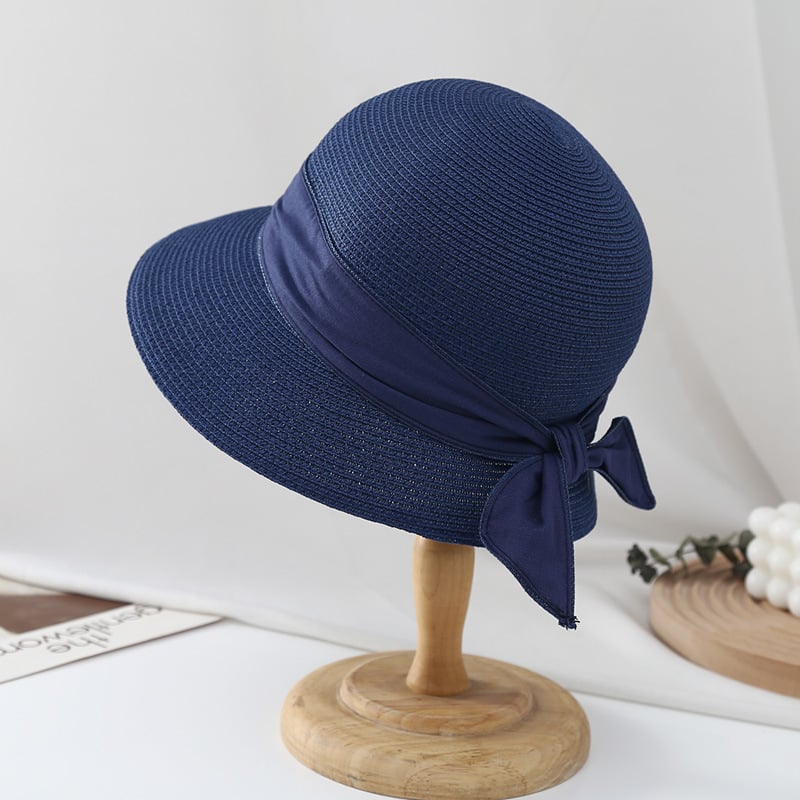 Simple Ribbon Bow Bucket Hat - Image 7