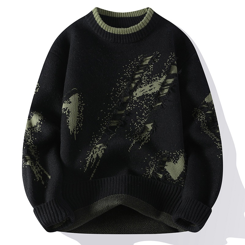 Men's Thickened Thermal Knitting Sweater Image 9