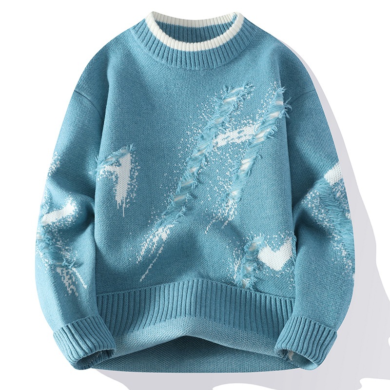 Men's Thickened Thermal Knitting Sweater Image 2