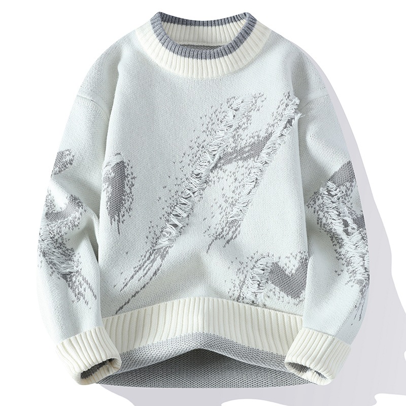 Men's Thickened Thermal Knitting Sweater Image 4