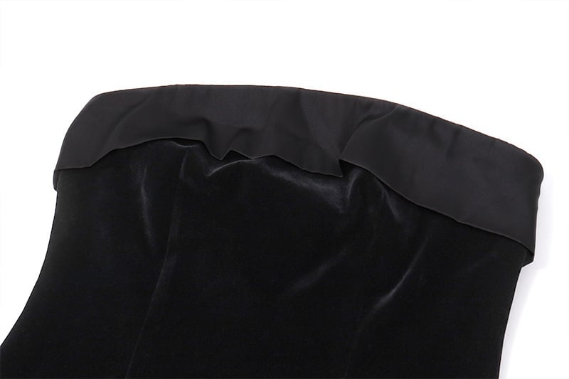Backless Off-neck Tube Top Dress - Image 3
