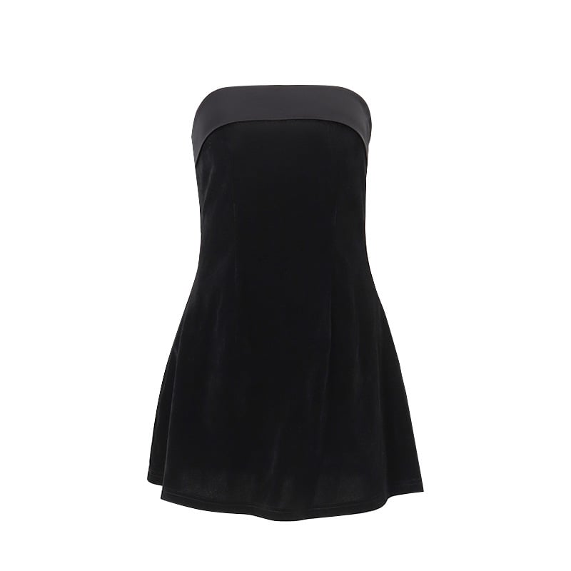 Backless Off-neck Tube Top Dress - Image 9