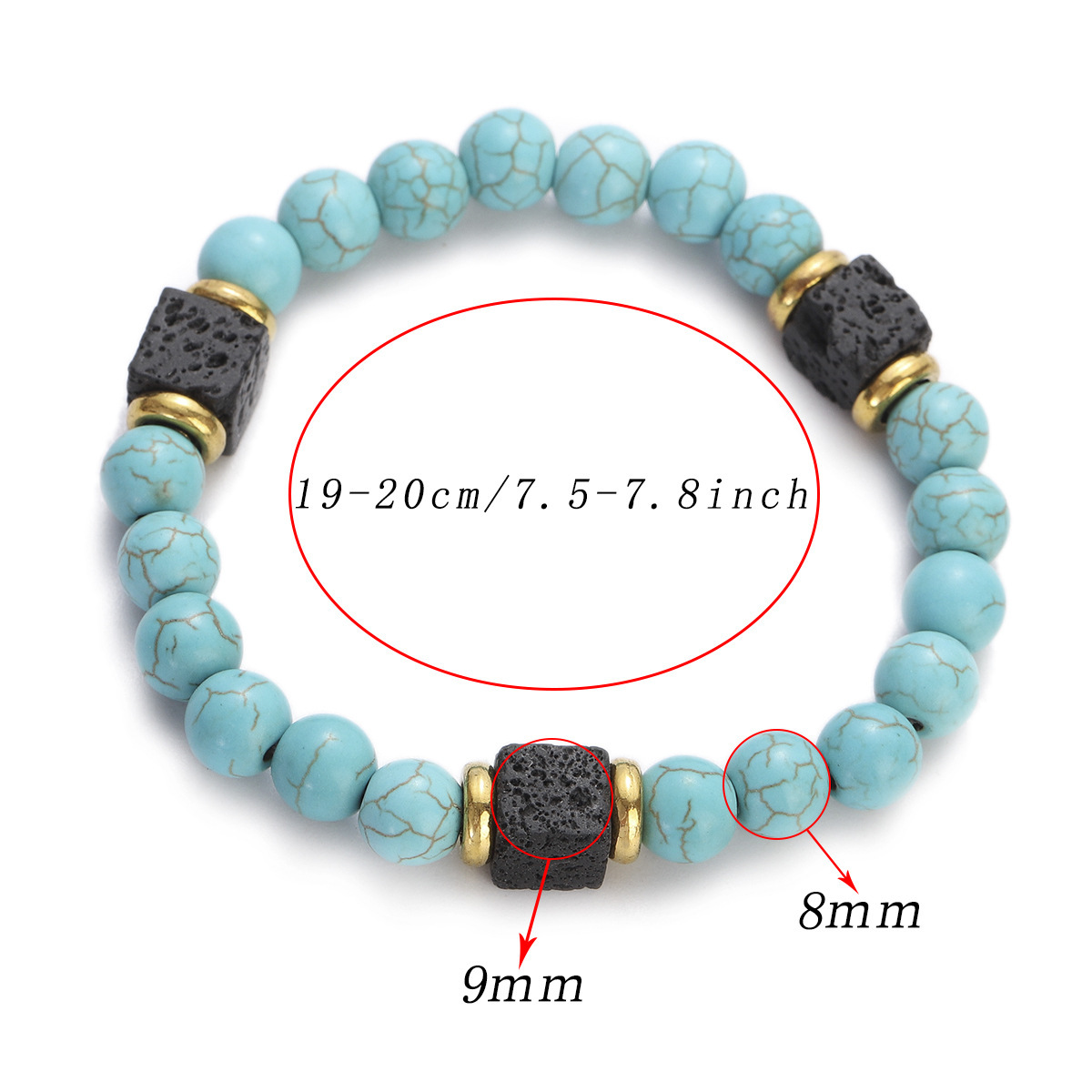 Lava Block Bracelet Image 1