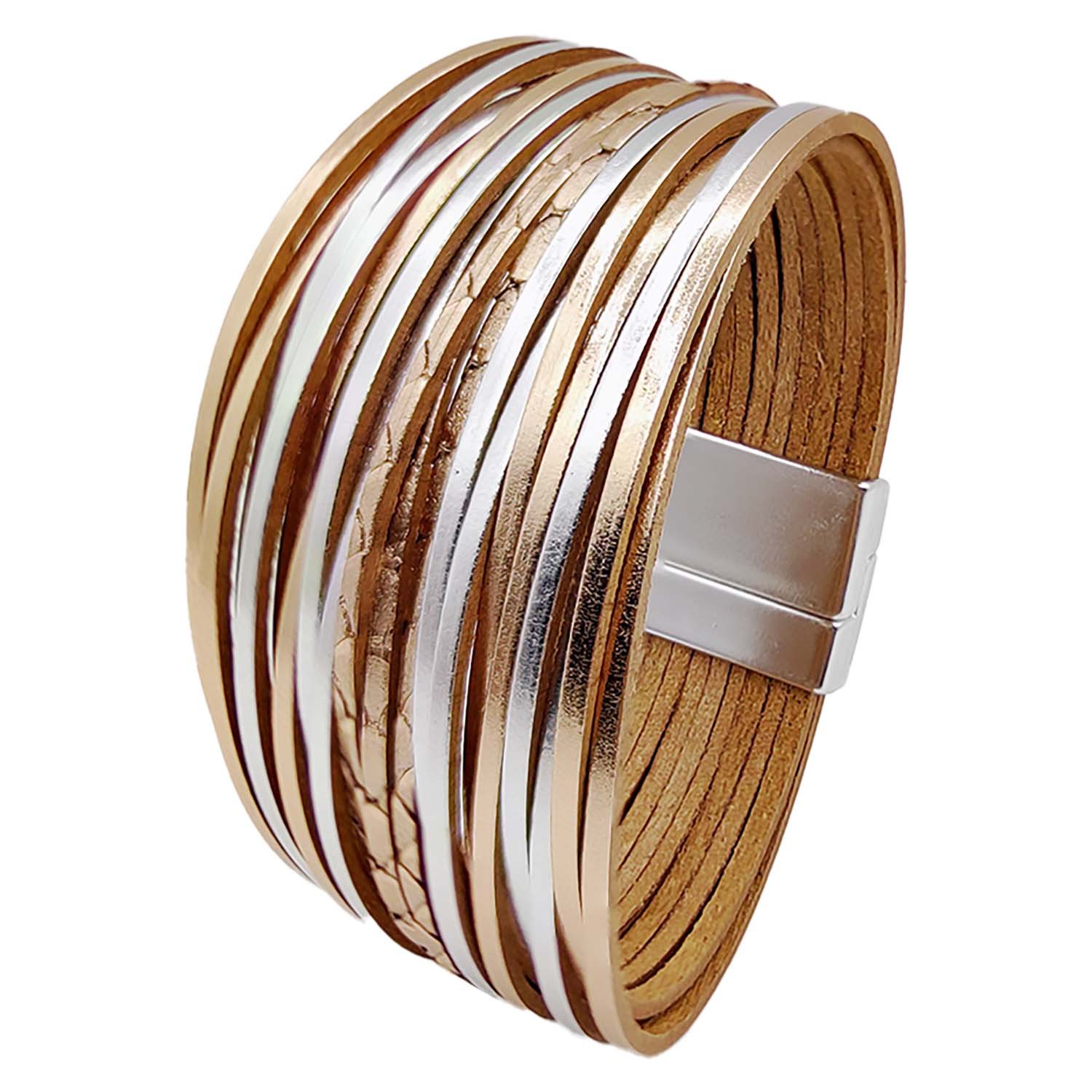 Women's New Fashion Leather Bracelet Image 1