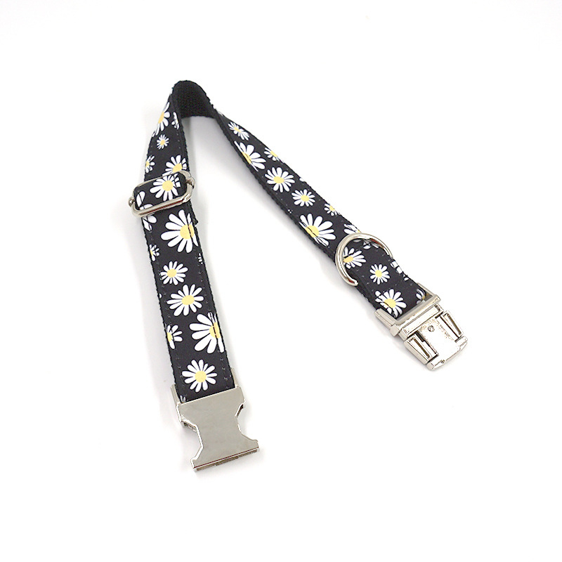Daisy Pet Collar Leash Bow Tie