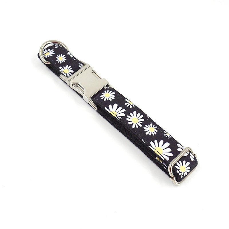 Daisy Pet Collar Leash Bow Tie