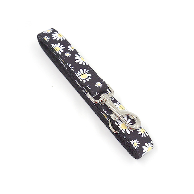 Daisy Pet Collar Leash Bow Tie