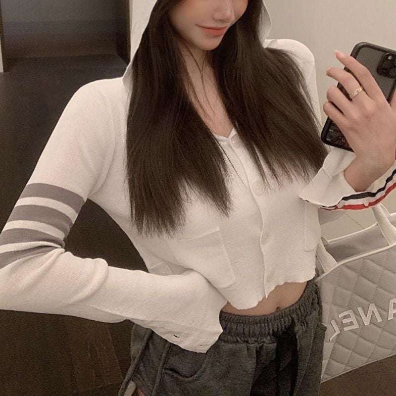 Grey Slim Fit Short French Blouse