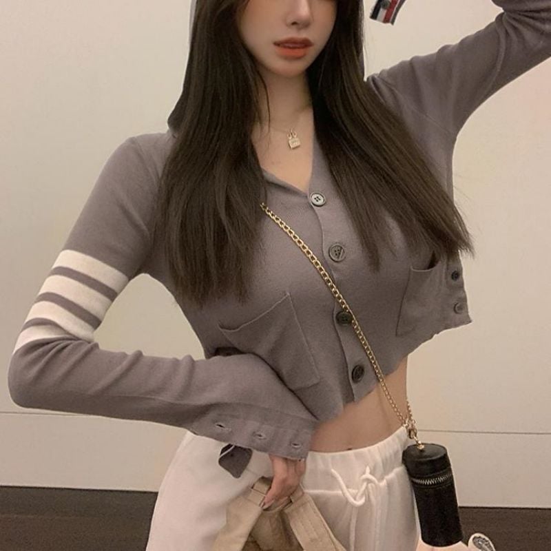 White Slim Fit Short French Blouse