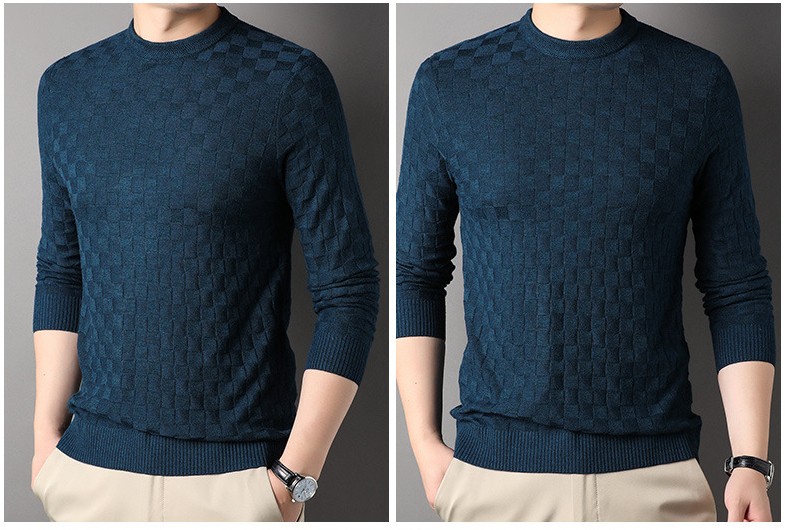 Round Neck Sweater Black