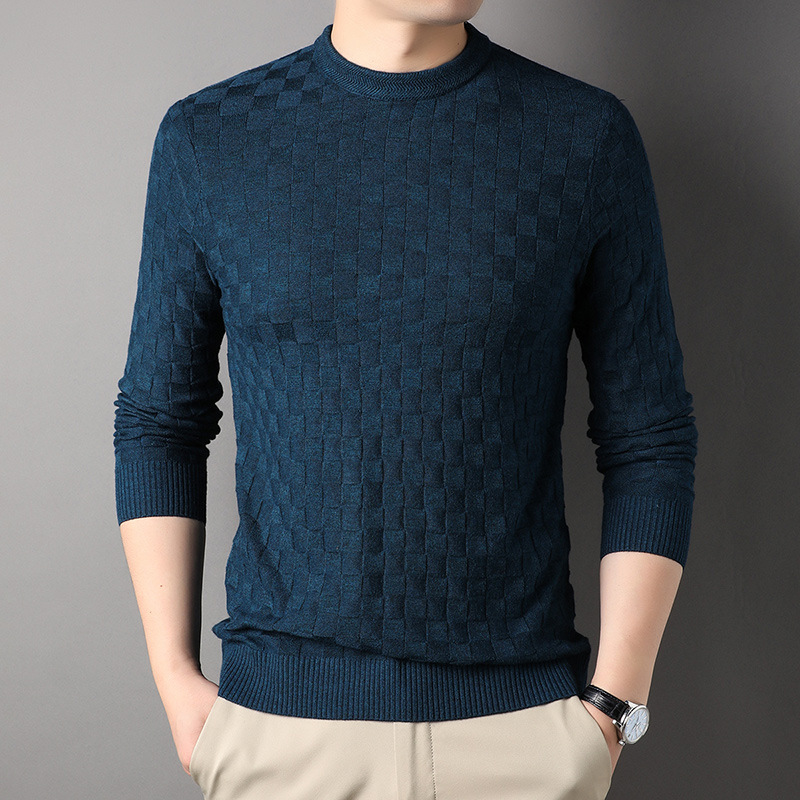 Round Neck Sweater Blue
