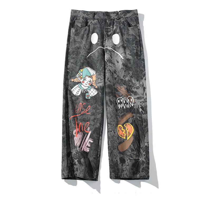 Streetwear Denim Pants Image 2
