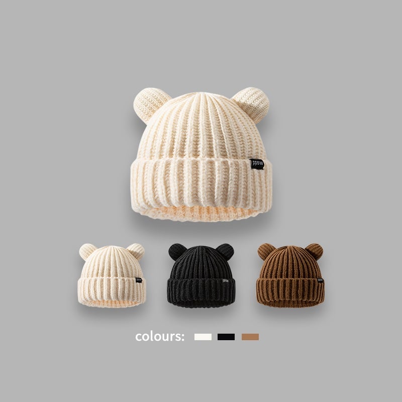 Cute Little Bear Ears Hat - Casual Look